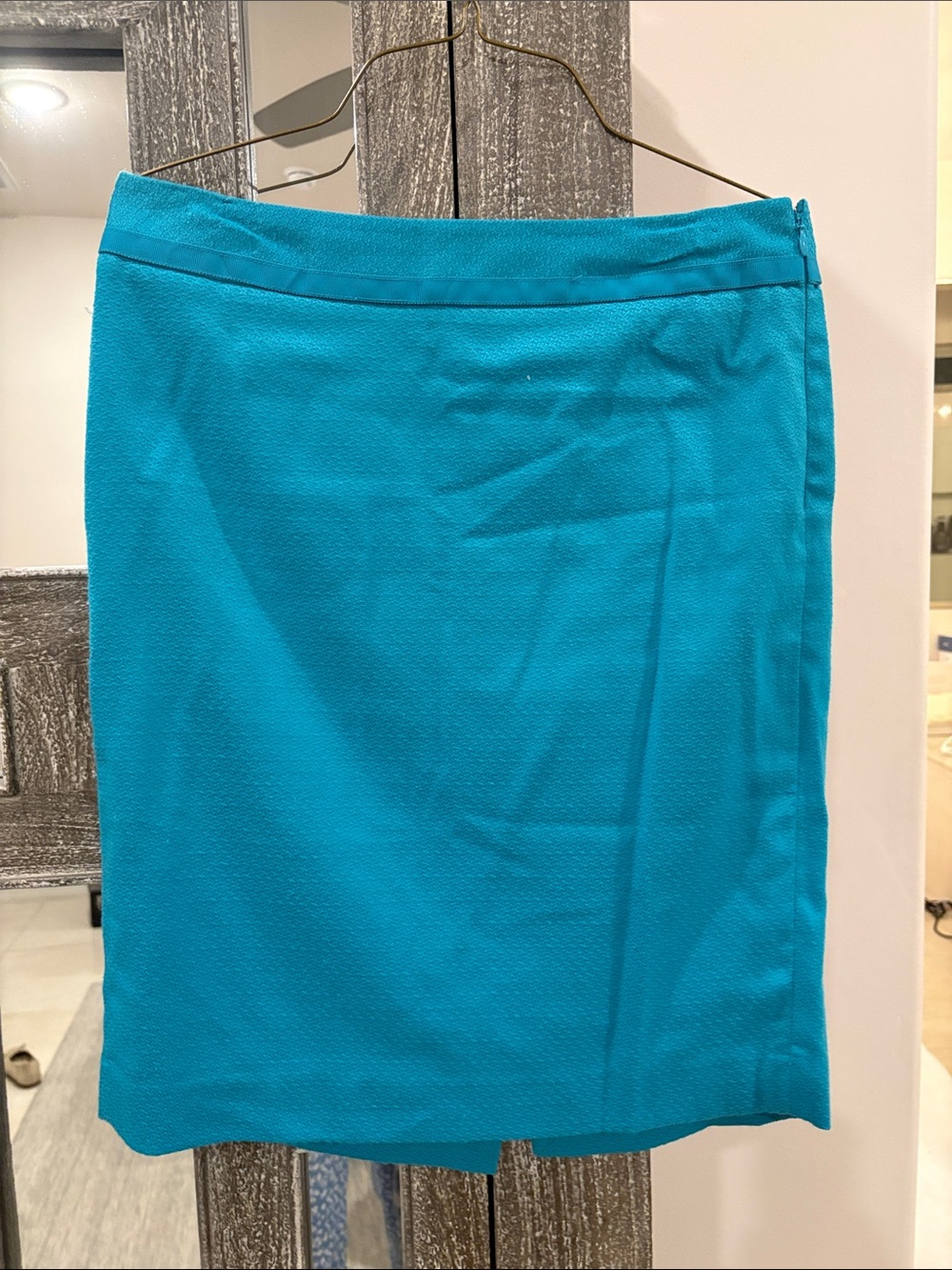 The Limited Turquoise Pencil Skirt - Clean Tailored Silhouette
